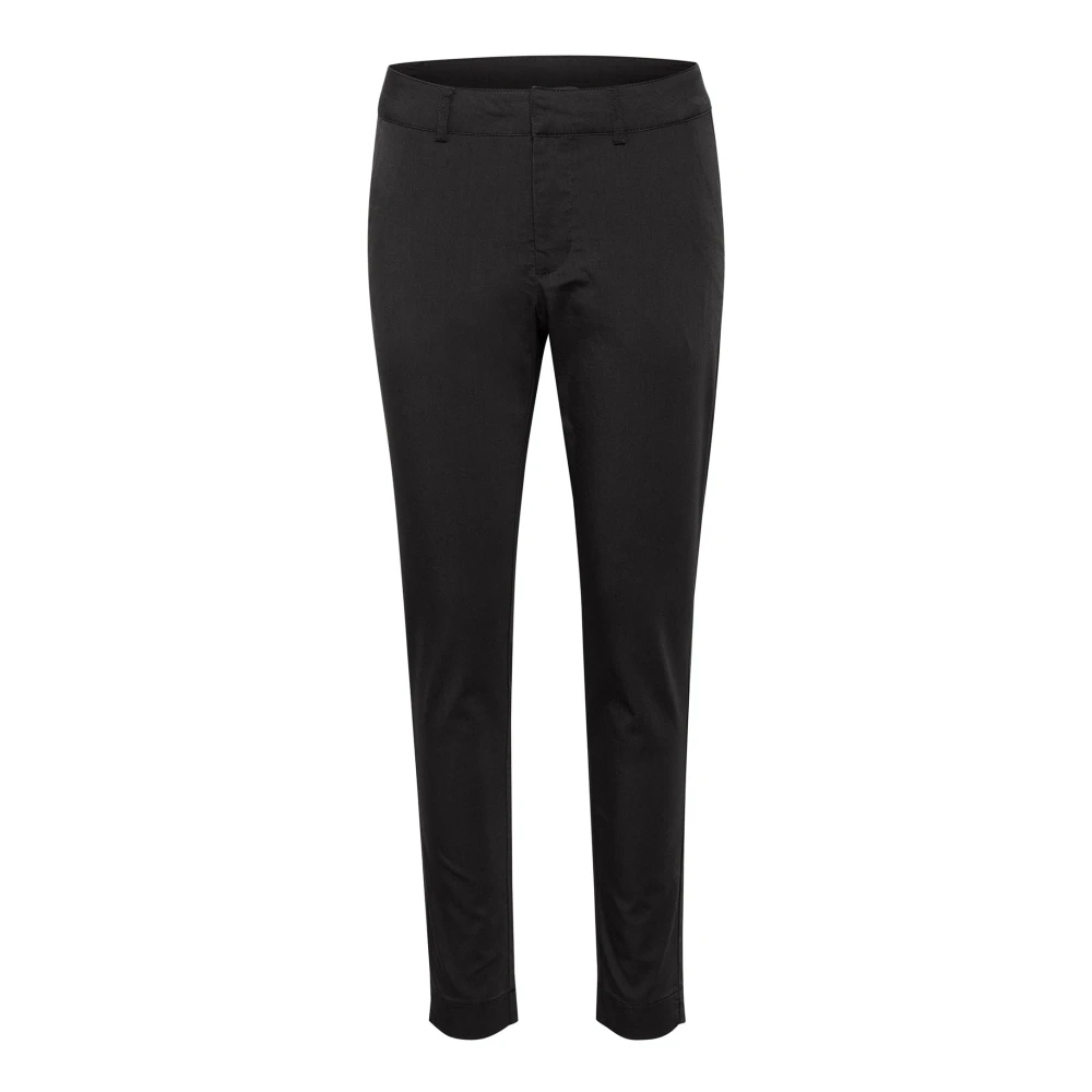 Kaffe Damen Schwarz Chinohose 7/8 Lea - Bild 3
