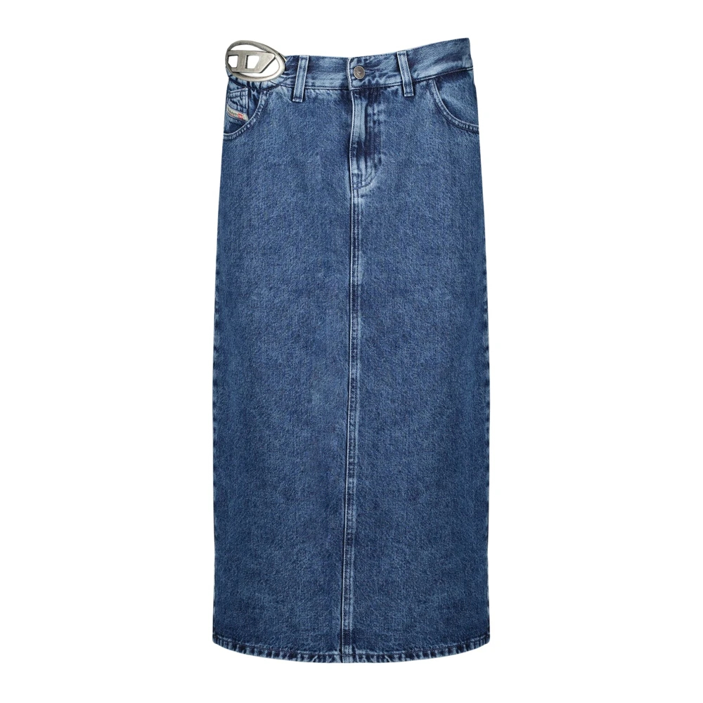 Diesel Damen Blau - D Sky S1 Midi Rock - Skirts - W29