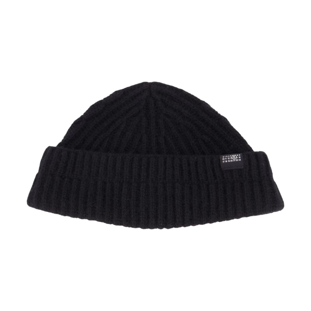 Mm6 Maison Margiela - Mütze - Wolle - Schwarz - Accessories - Unisex - Schwarzk - L