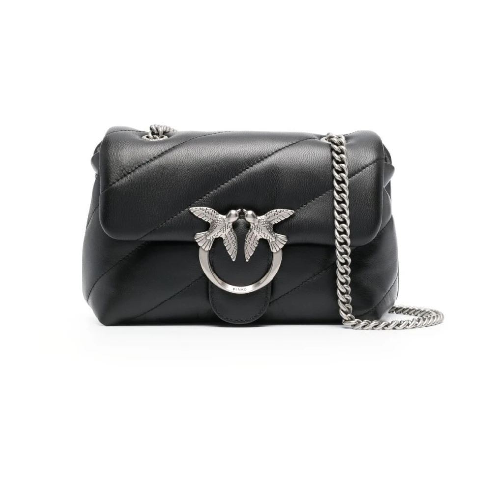 Pinko - Mini Love Bag Puff Maxi Quilt - Bags - Damen - Schwarzk - One Size