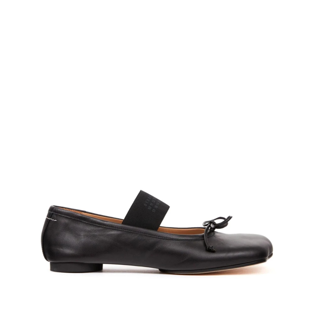 Mm6 Maison Margiela - Anatomic Numeric Ballerinas - Shoes - Damen - Schwarzk - 40 Eu