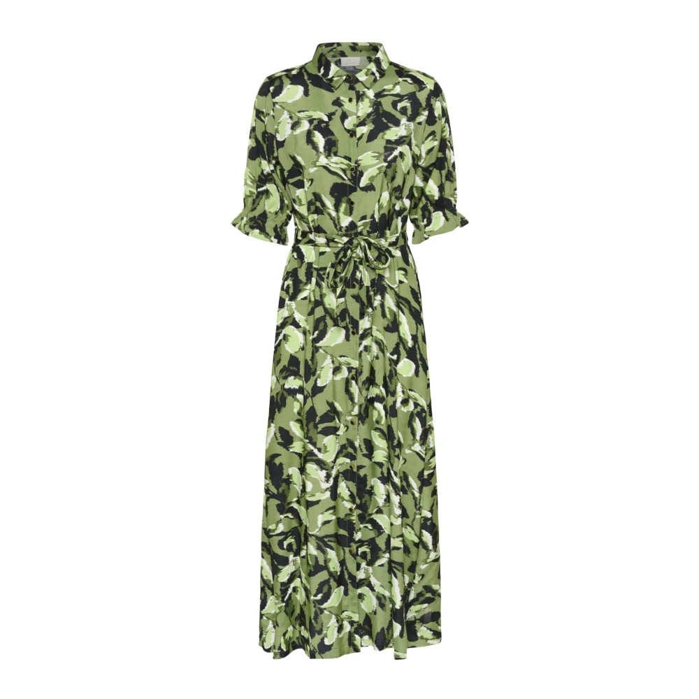 Kaffe Damen Grün Hemdkleid Velana - Bild 4