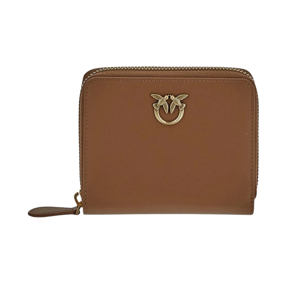 Pinko Damen Braun - Zip Around Geldbörse - Accessories - One Size