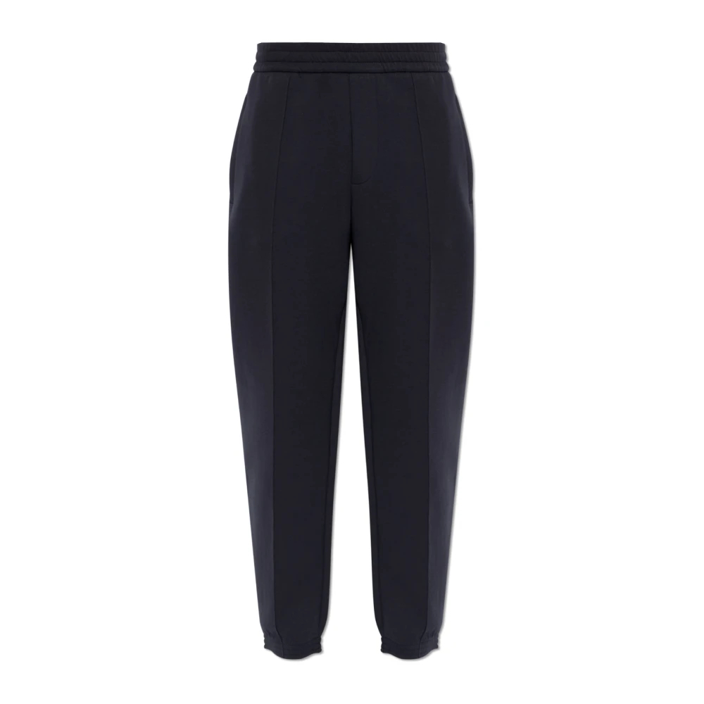 Emporio Armani Herren Blau - Jersey Joggers Mit Paspelierung - Trousers - M