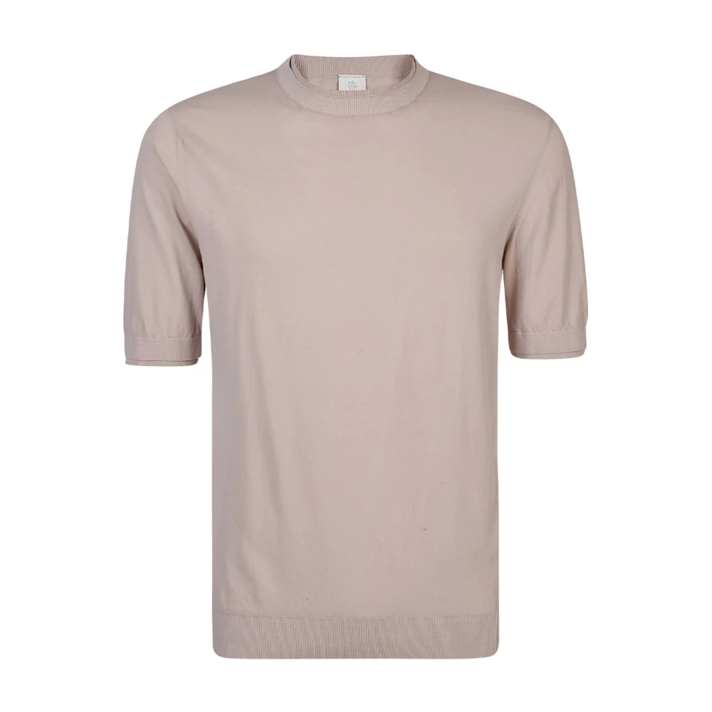 Eleventy Herren Rosa - Maglia Girocollo Mezza Manica - Knitwear - 2XL
