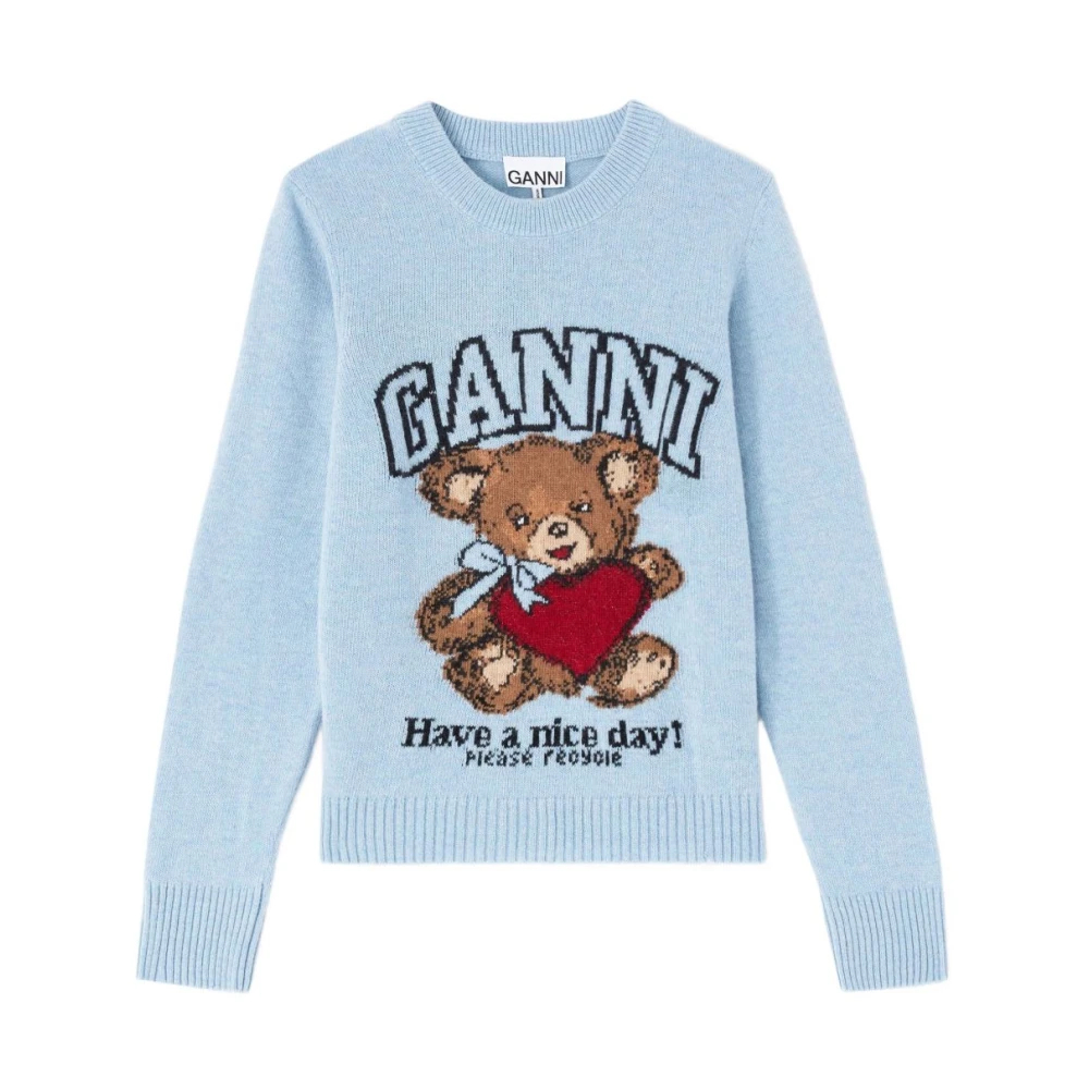 GANNI Wool Crewneck Sweater - Bild 4