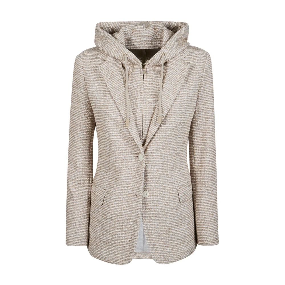 Eleventy Damen Beige - Giacca Monopetto Pettorina - Jackets - M