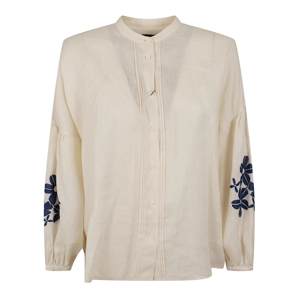 Weekend Max Mara Damen Beige - Tela Puro Lino Leggera Hemd - Blouses & Shirts - Xs