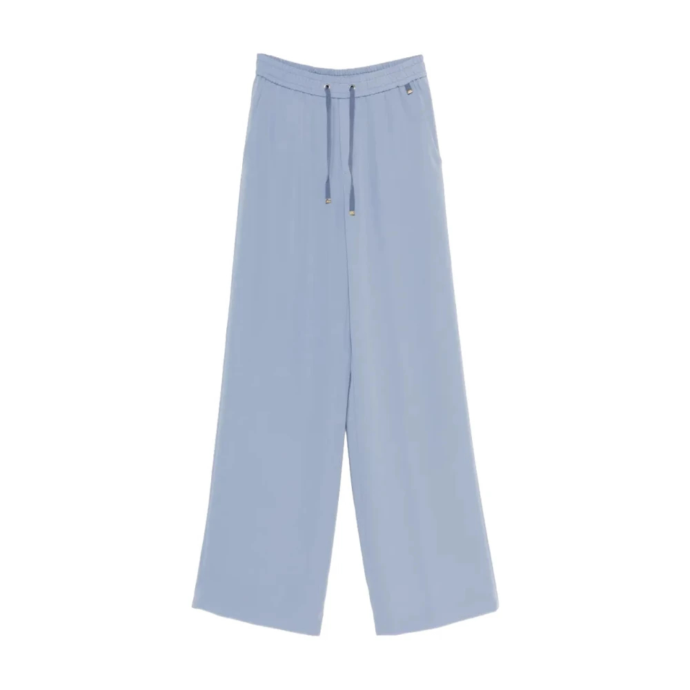 Herno Damen Blau - Drawstring Palazzo Hose - Trousers - M