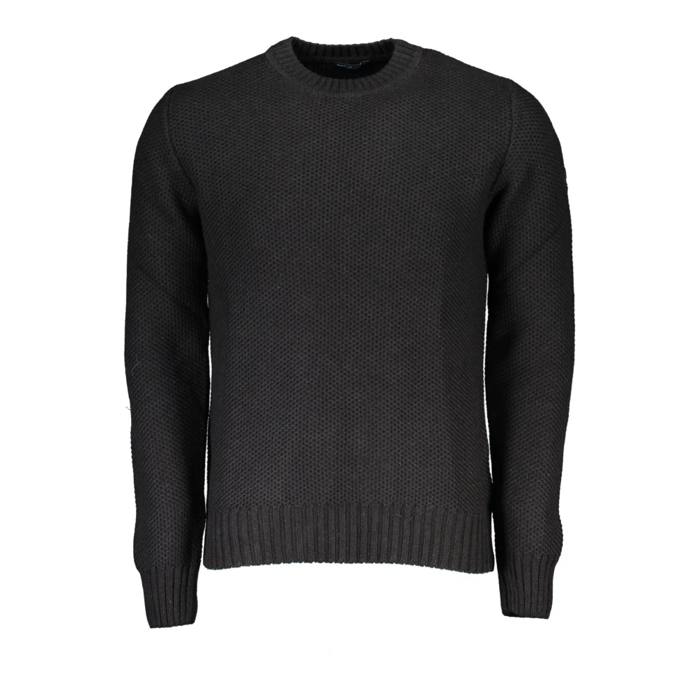 North Sails - Grauer Rundhalspullover - Knitwear - Herren - Schwarzk - 2XL - Bild 6
