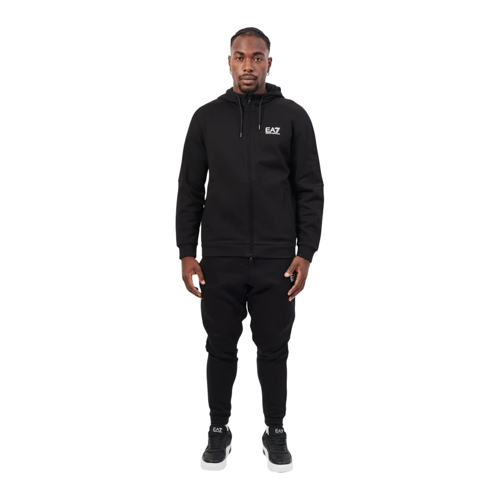 Emporio Armani, Herren, Trainingsjacken, 8NPV68 PJVTZ (L), Schwarz - Image 5