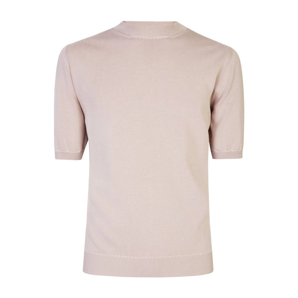 Eleventy Herren Rosa - Maglia Girocollo Mezza Manica - Knitwear - Xl