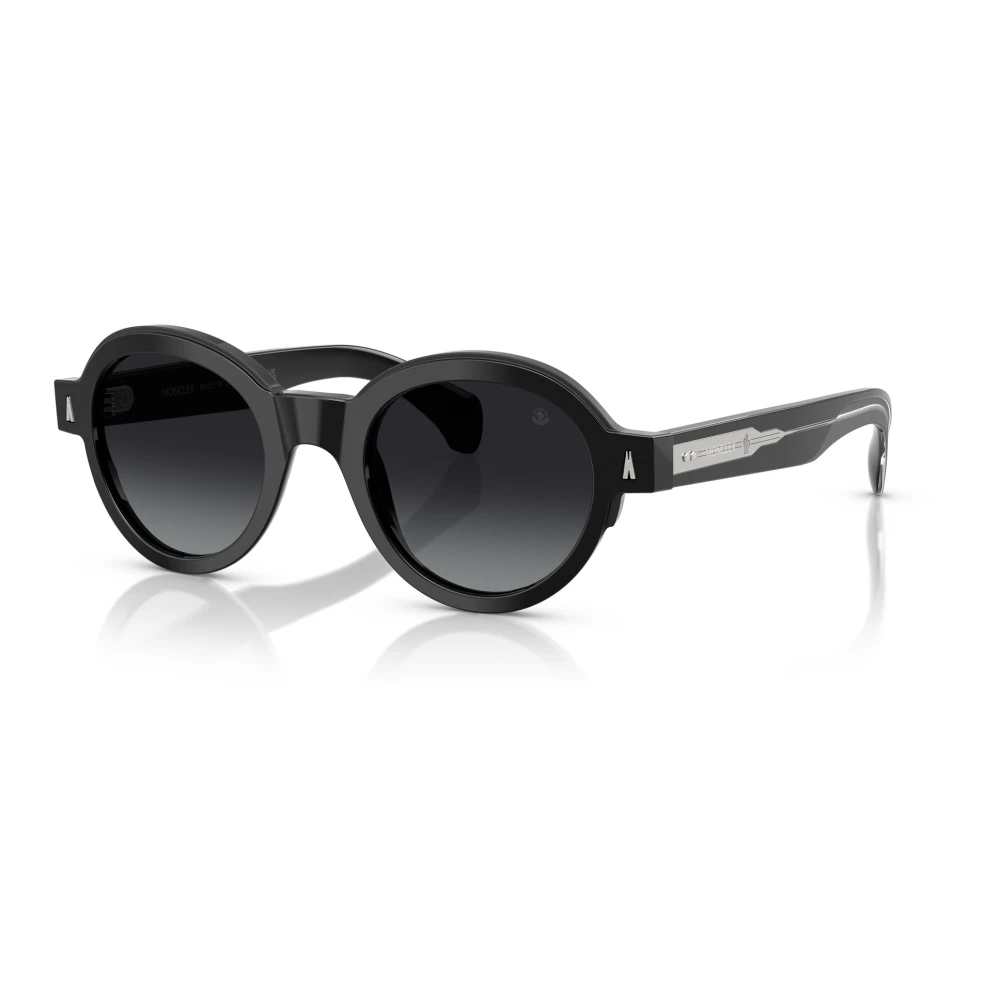 Moncler Unisex Grau Me6003 Rondosa 3001T3 Sonnenbrillen Acetat Schwarz Rund Polarisiert - Bild 8