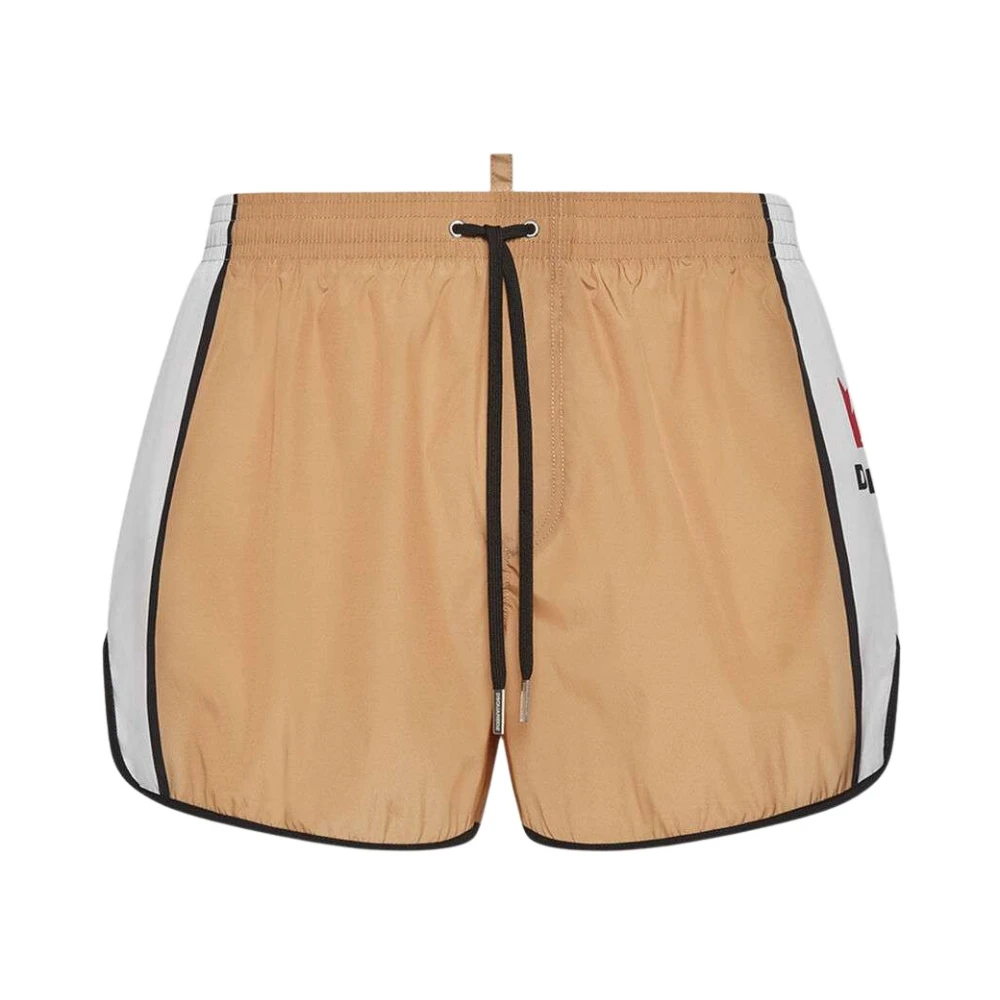 Dsquared2 - Boxer Midi - Swimwear -Herren -Beige -Xs