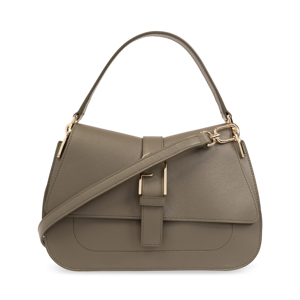Furla - Flow Medium Schultertasche - Bags -Damen -Grün -One Size