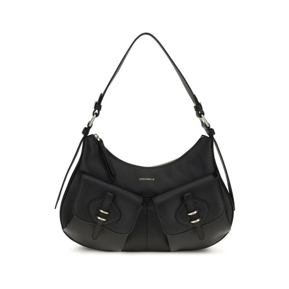 Coccinelle - Handtasche Genarbtes Leder - Bags - Damen - Schwarzk - One Size - Bild 7
