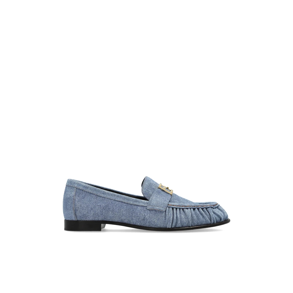 Fendi Damen Blau - Baguette Loafers - Shoes - 36 Eu