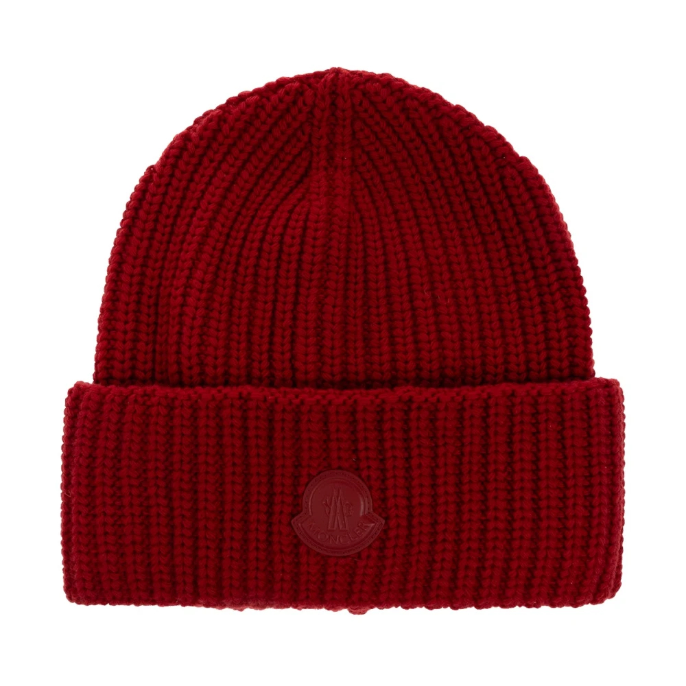 Moncler Mütze Aus Woll-Kaschmir-Mischung für Damen in Rot - Bild 4