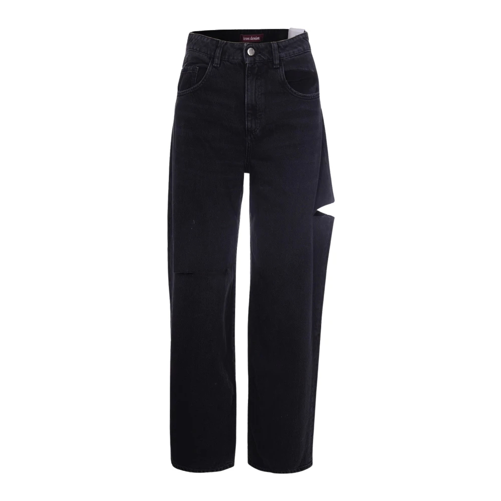 Icon Denim Damen Schwarz - Jeans Poppy - Jeans - K - W29