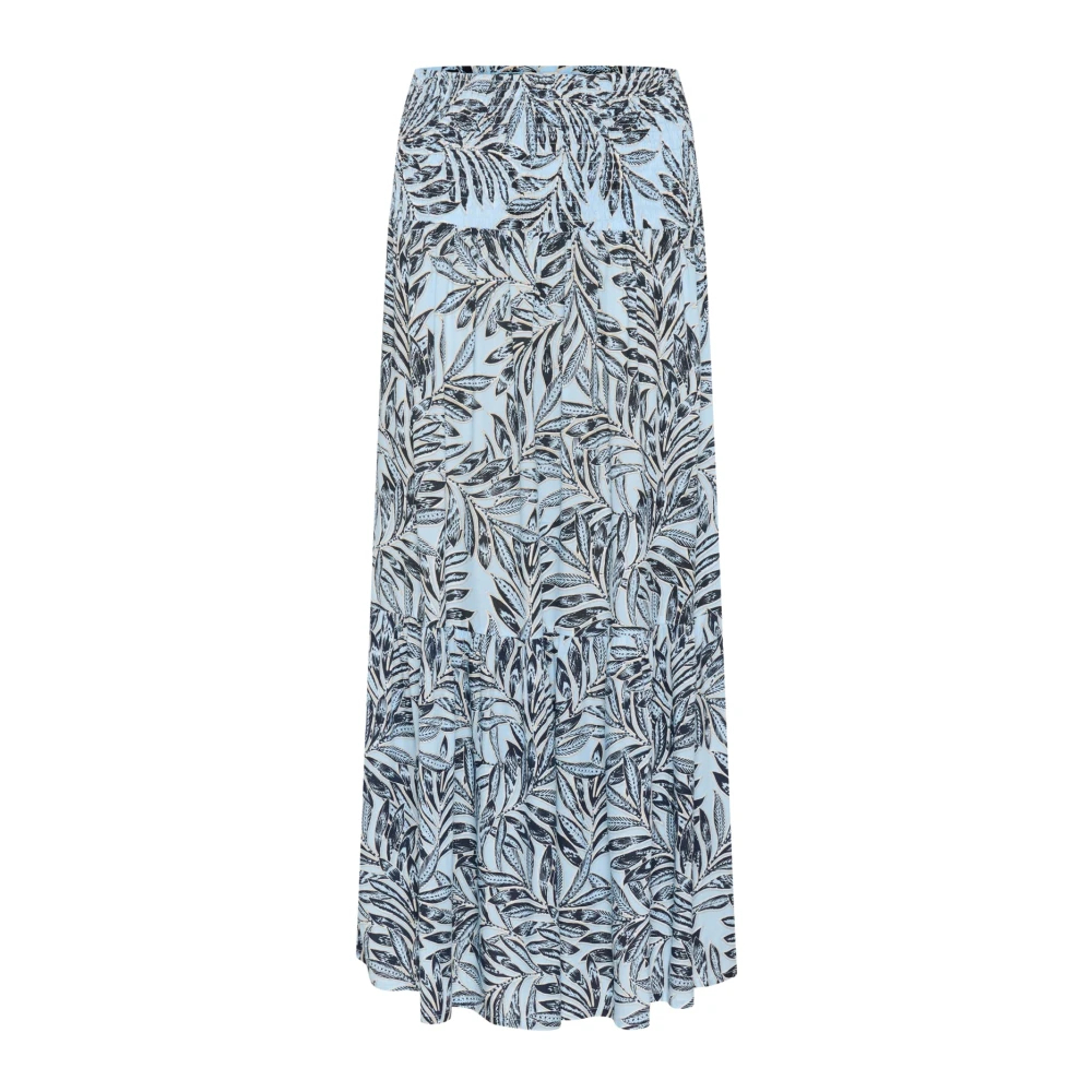 Kaffe Damen Blau Rock Maxi Smock - Bild 4