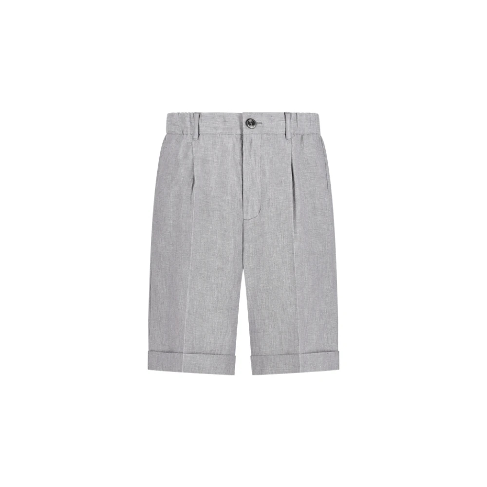 Herno Herren Grau - Shorts Tasche All’americana Zipper + Buttons Unlined - Shorts - Xl