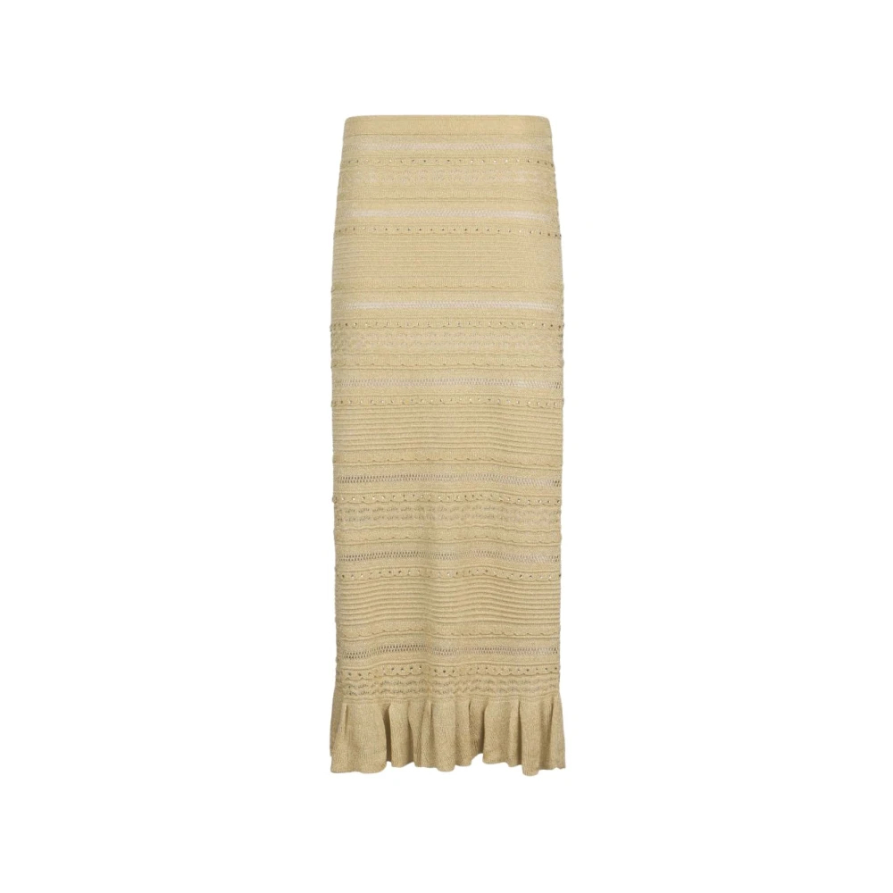 Liu Jo Damen Beige - Maxiröcke - Skirts - S