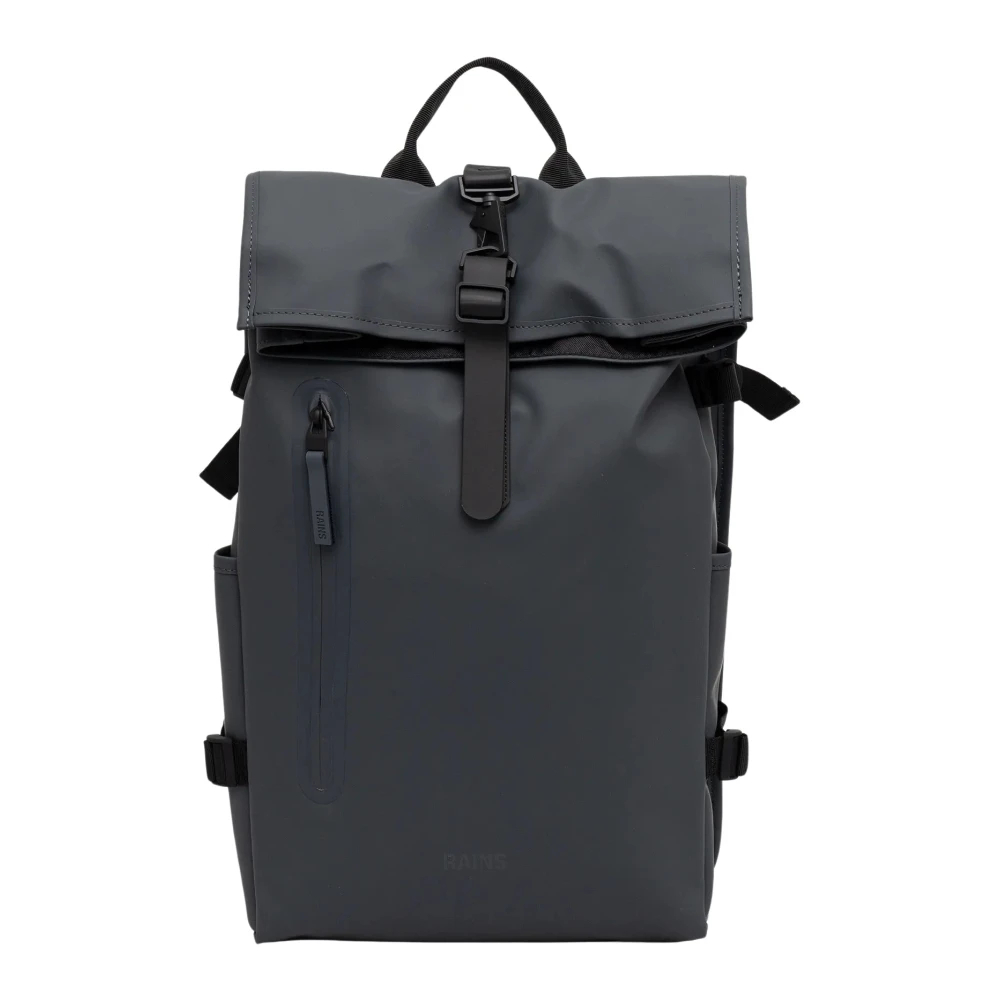 Rains Gris Rucksack Rolltop W3 - Bild 5