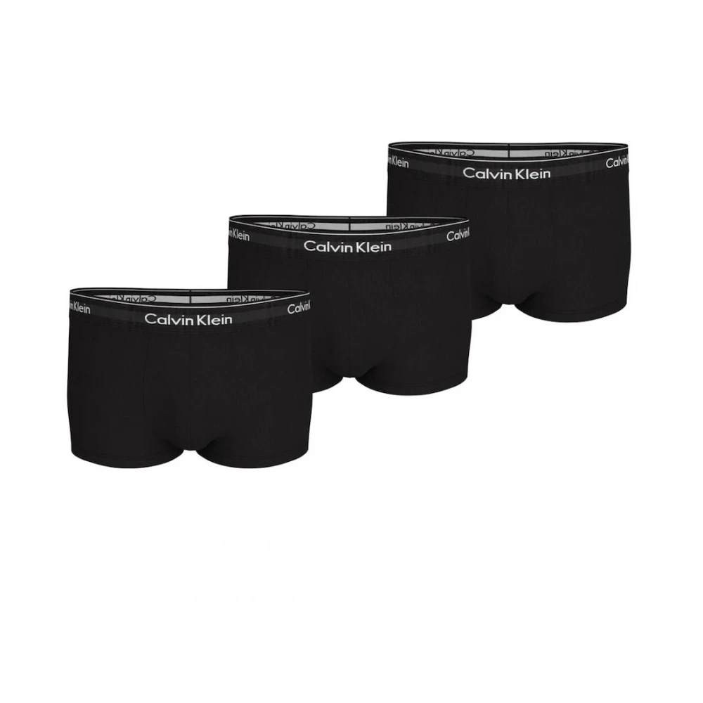 Calvin Klein - Schwarze Baumwollboxer Low Rise Trunk - Underwear - Herren - Schwarzk - L - Bild 15