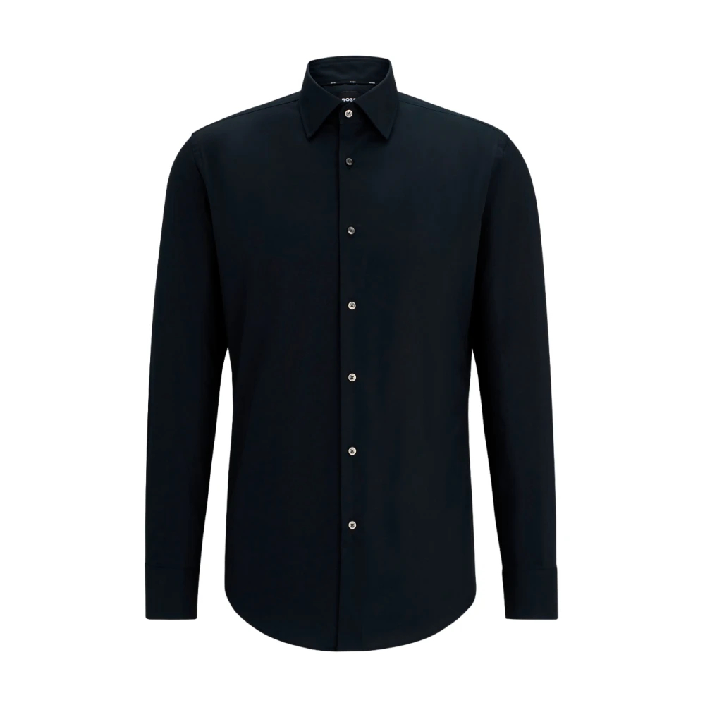 Boss - Slim-Fit-Hemd Aus Easy-Iron Stretch-Baumwollpopeline - Shirts - Herren - Schwarzk - 2XL