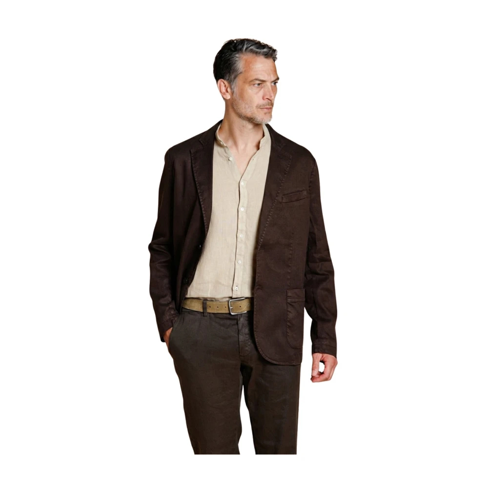Mason's Herren Braun - Da Vinci Blazer - Jackets - 3XL