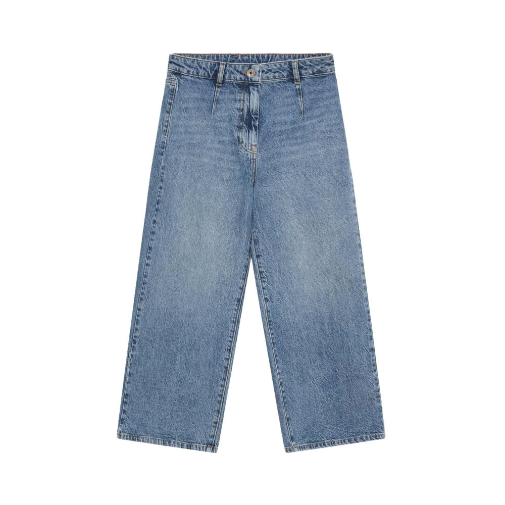 Patrizia Pepe Damen Blau - Essential Denim Palazzo Pants - Jeans - W27