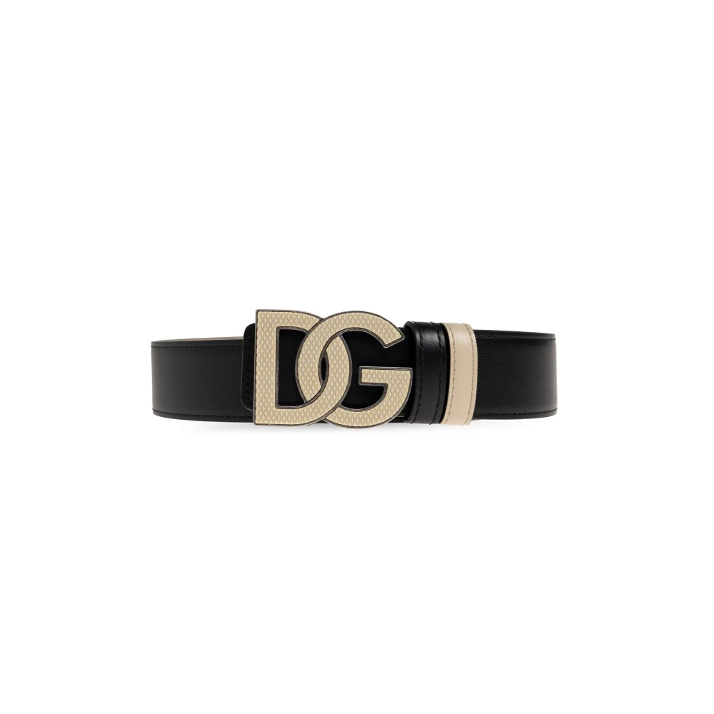 Dolce & Gabbana Herren Schwarz - Wende-Gürtel - Accessories - K - 110 Cm