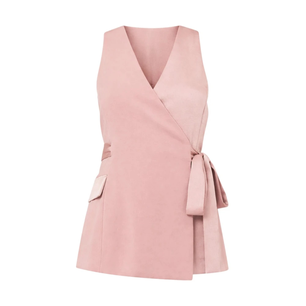 Liu Jo Damen Rosa - Westen - Jackets - Xl