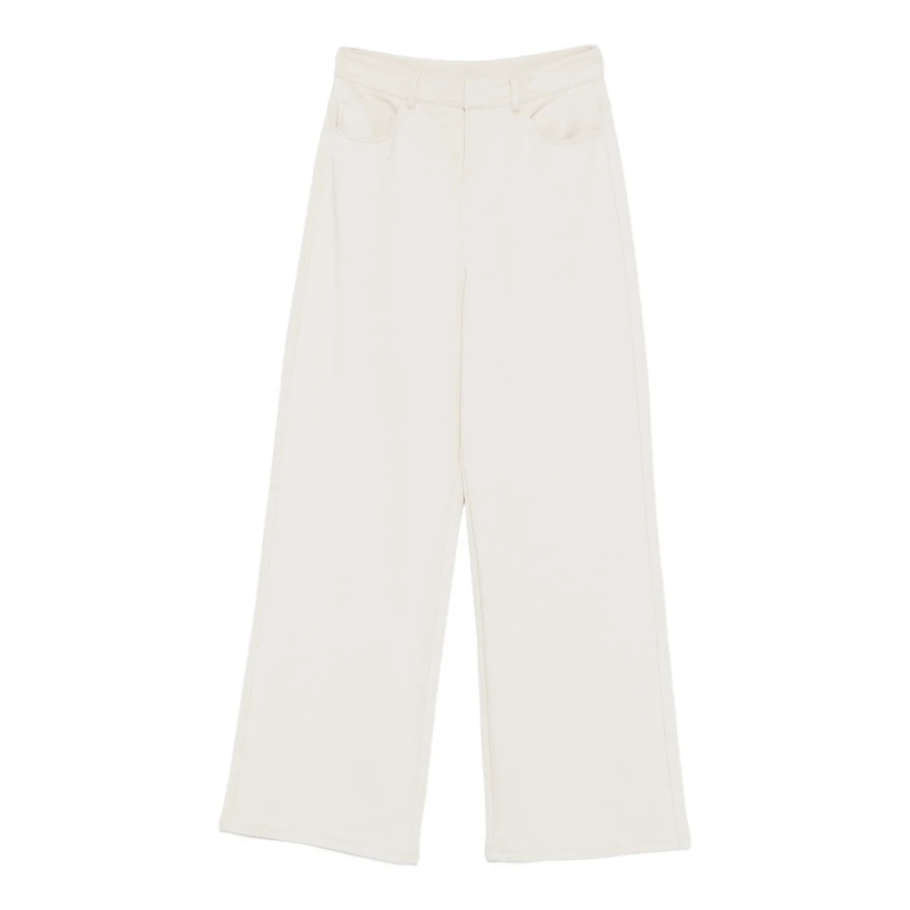 Max Mara Damen Weiß - Jerseyhose - Trousers - Xs