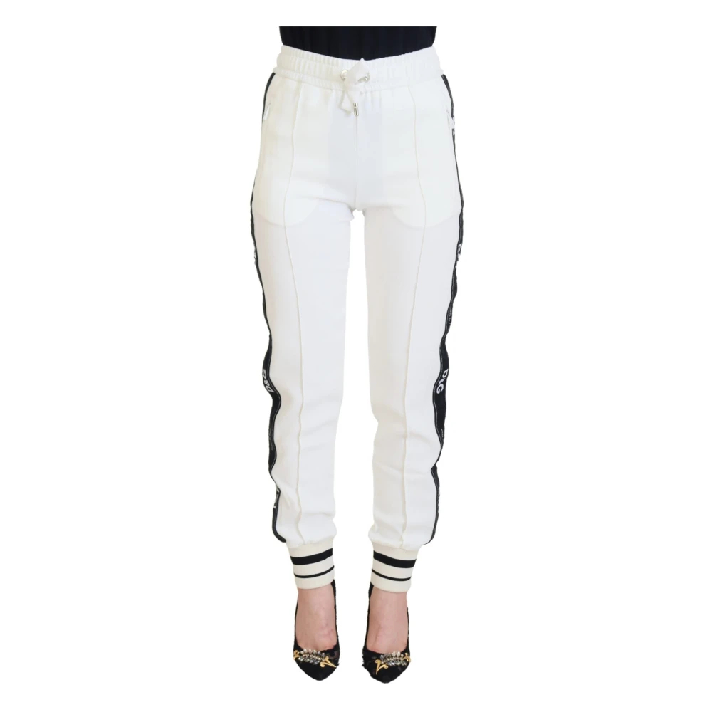 Dolce & Gabbana Damen Weiß - Jogger Pants - Trousers - 3XS