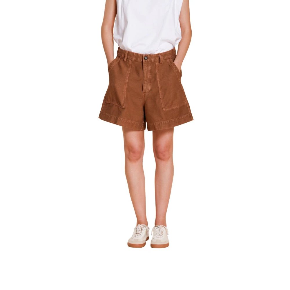 Mason's Damen Braun - Dallas Cargo Bermuda - Shorts - Xl