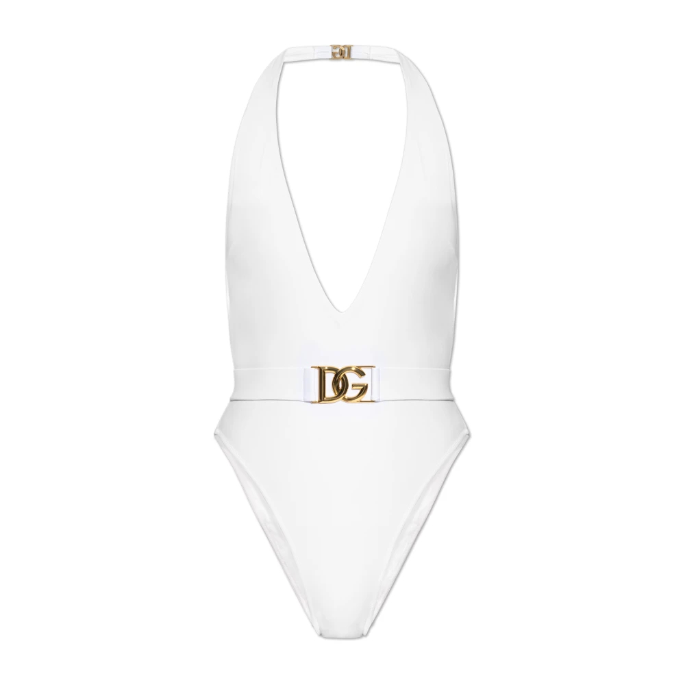 Dolce & Gabbana Damen Weiß - Badeanzug - Swimwear - M