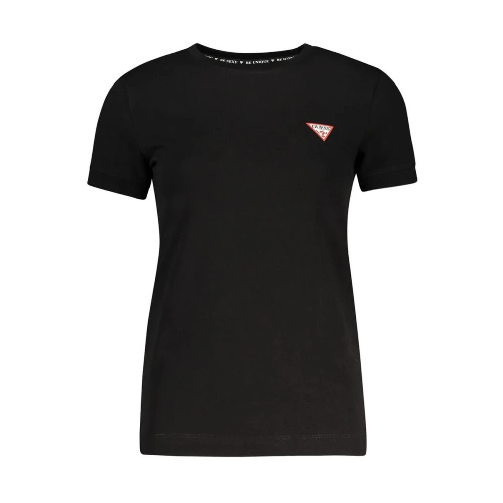 Guess Damen Schwarz T-Shirt W2yi44 J1314 Slim Fit - Bild 5