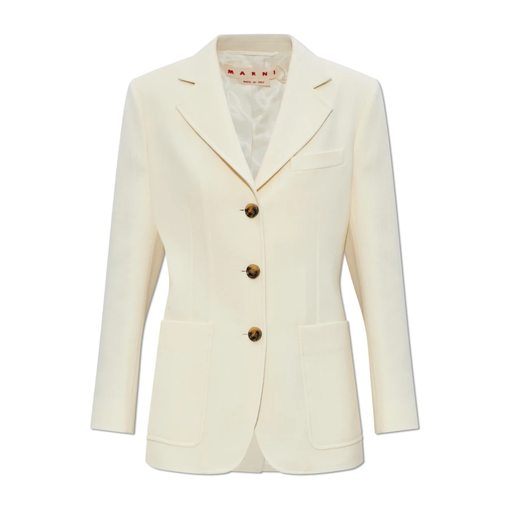 Marni Damen Beige - Wollblazer - Jackets - Xs