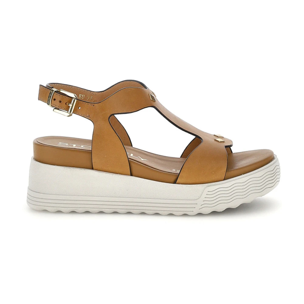 Stonefly Damen Braun - Parky 36 Sandal - Shoes - 36 Eu