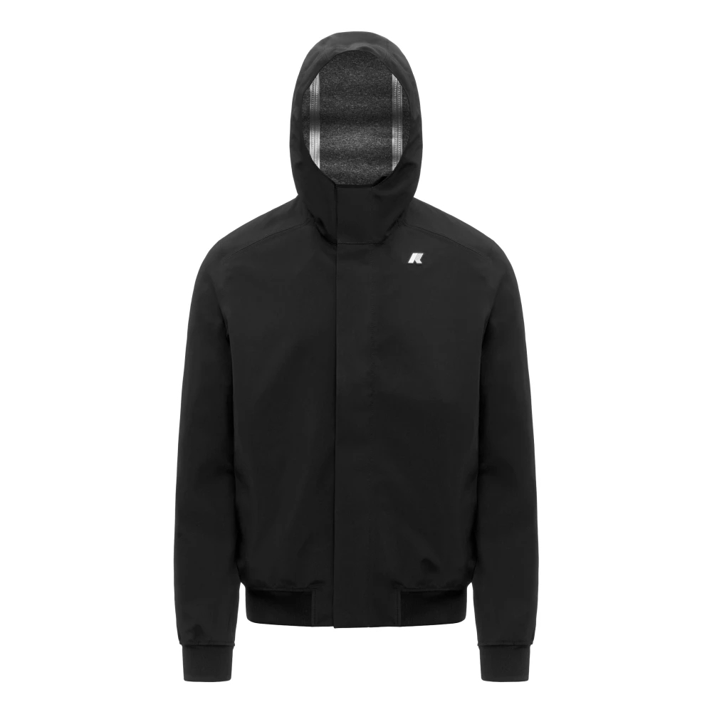 K-Way Herren Schwarz - Joachim Bonded Jersey - Jackets - K - M