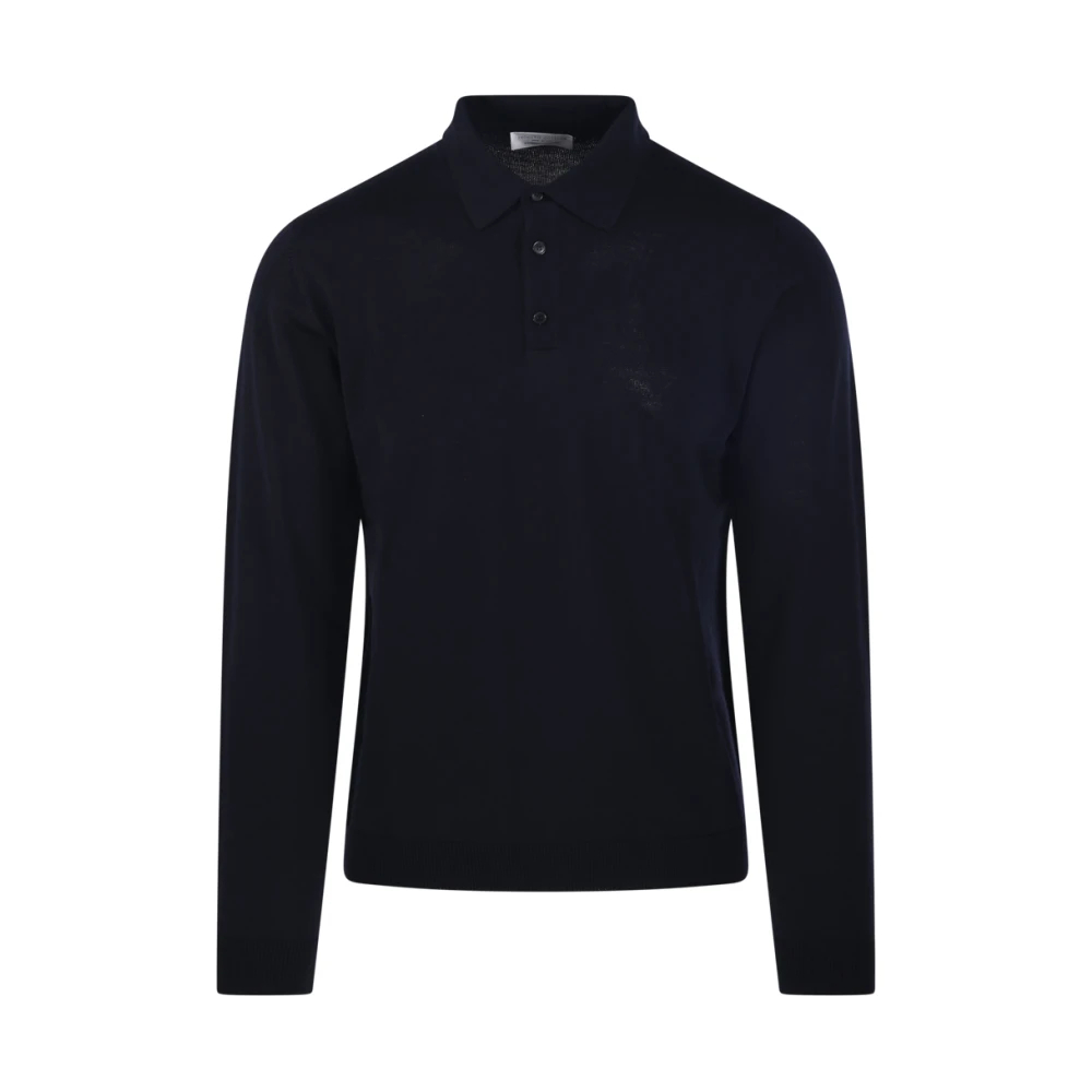 Roberto Collina Herren Blau - Polo Ml - Tops - M