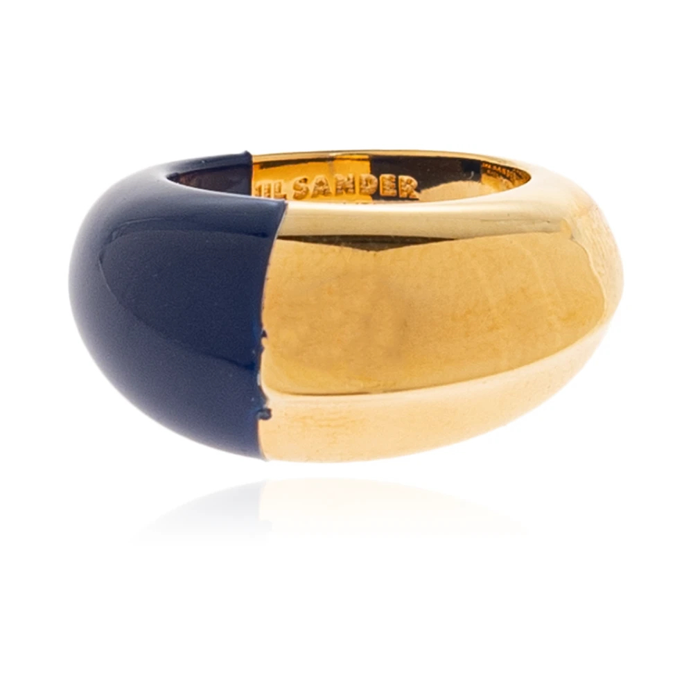 Jil Sander Damen Gelb - Messingring - Accessories - S