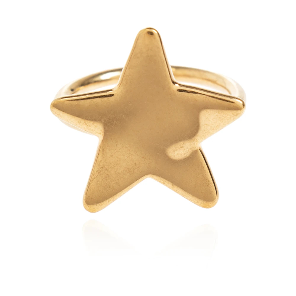 Jil Sander Damen Gelb - Messingring - Accessories - M