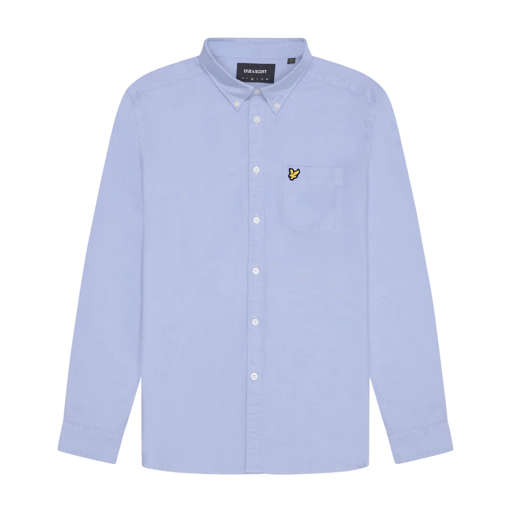 Lyle and Scott Cotton Button Down Oxford Shirt en Riviera, Herren Größe Small - Bild 5