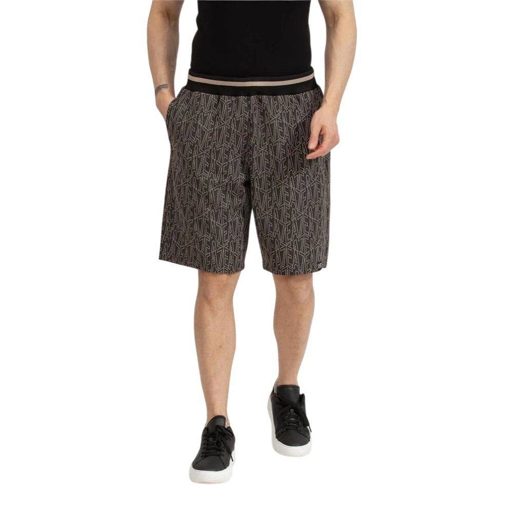 Emporio Armani Herren Schwarz - Bermuda Shorts - Shorts - K - 3XL