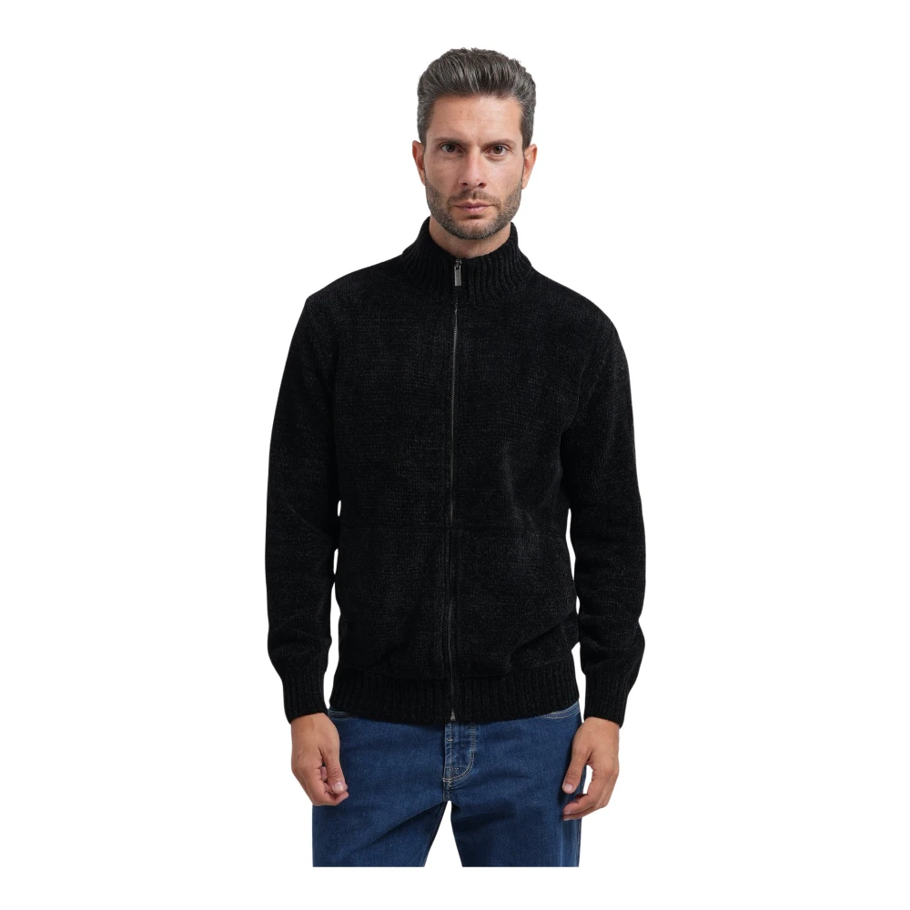 Guess Noir Pullover Mit Reißverschluss Noel Chenille - Bild 3