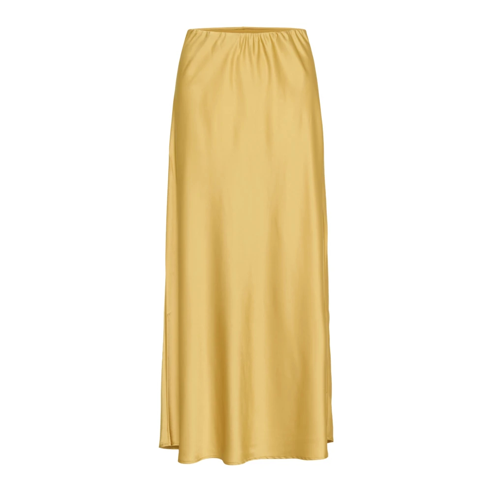 Saint Tropez Damen Grün Midirock "Damen Rock Lodisasz", Gr. M, (Fall Leaf), Obermaterial: 97% Polyester Pes. 3% Elasthan El., Röcke - Bild 4
