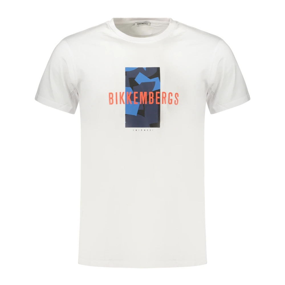 Bikkembergs - Allower Logo Kurzarm-T-Shirt - Tops - Herren - Weiß - Xl