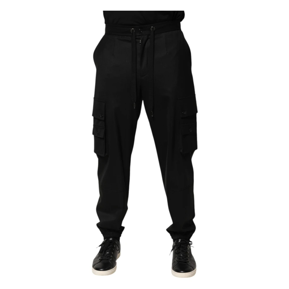 Dolce & Gabbana Herren Schwarz - E Cargo Jogger Sweatpants - Trousers - K - M